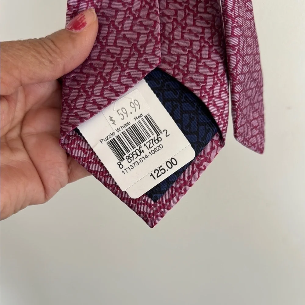 New Vineyard Vines Purple Silk Tie